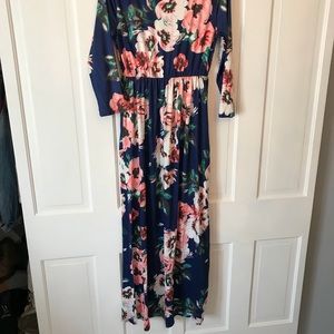 Maxi floral dress
